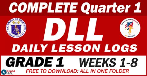 GRADE 1 Daily Lesson Log (DLL) Compilation .